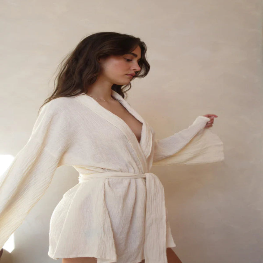 Satin Lounge Set - Top & Shorts