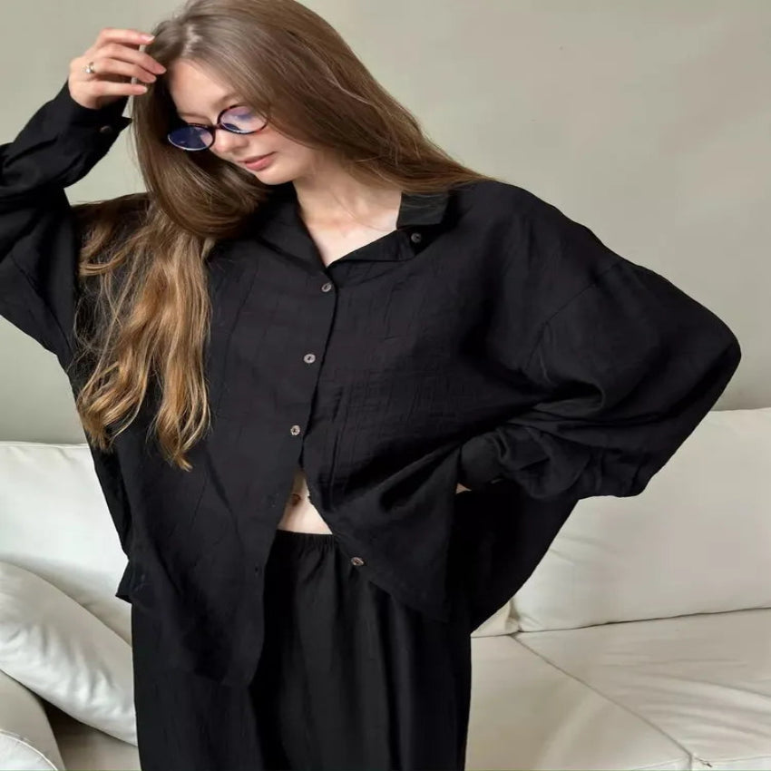 Women’s Button-Up Pajama Set