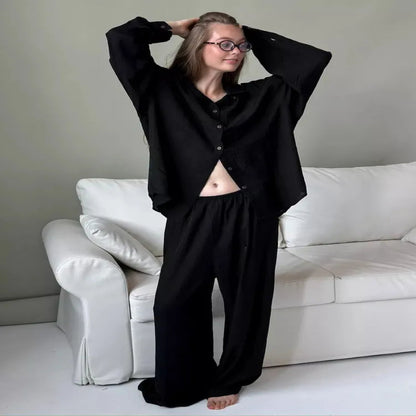Women’s Button-Up Pajama Set