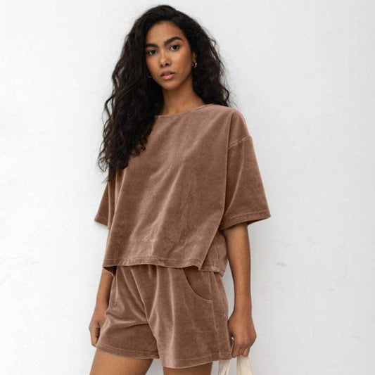 Luxe Oversized Shorts & Tee Set