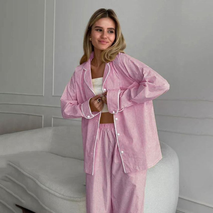 Classic Button-Up Pajama Set