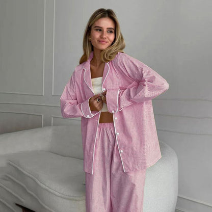 Classic Button-Up Pajama Set