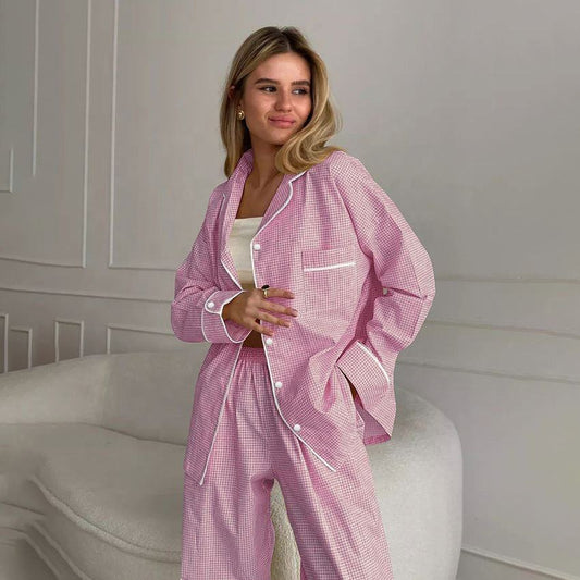 Classic Button-Up Pajama Set