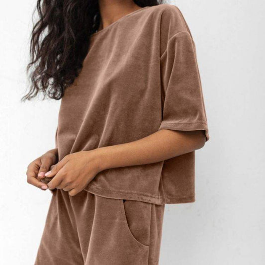 Luxe Oversized Shorts & Tee Set