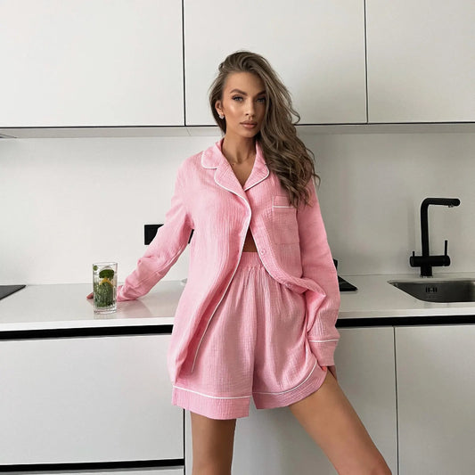 Pink Luxe Short Pajama Set