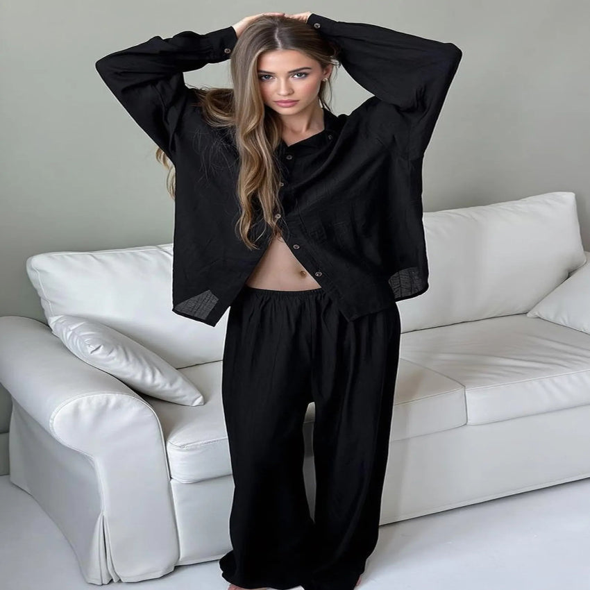 Women’s Button-Up Pajama Set