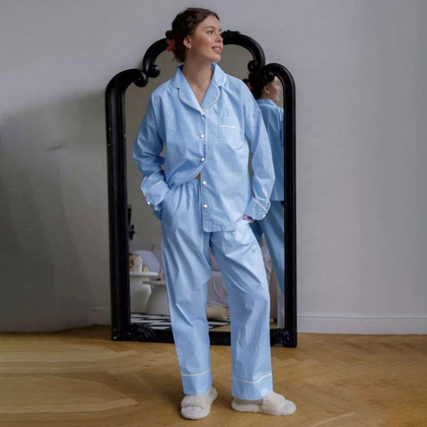 Classic Button-Up Pajama Set