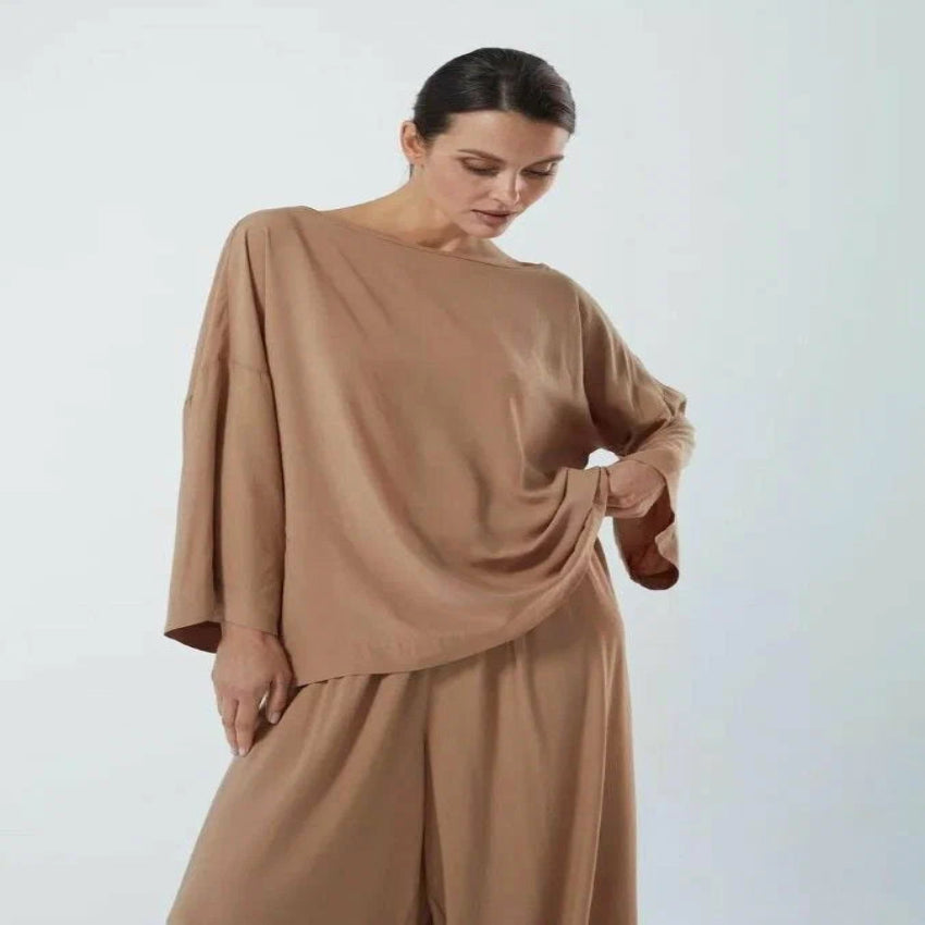 Beige Luxe Oversized Lounge Set