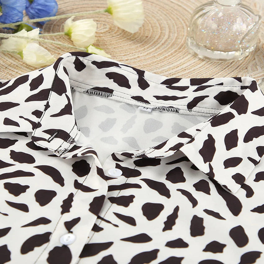 Floral Print Satin Pajama Set