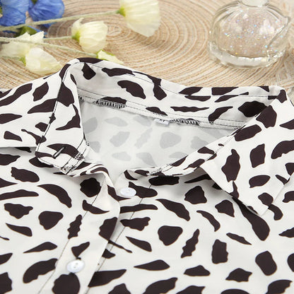 Floral Print Satin Pajama Set