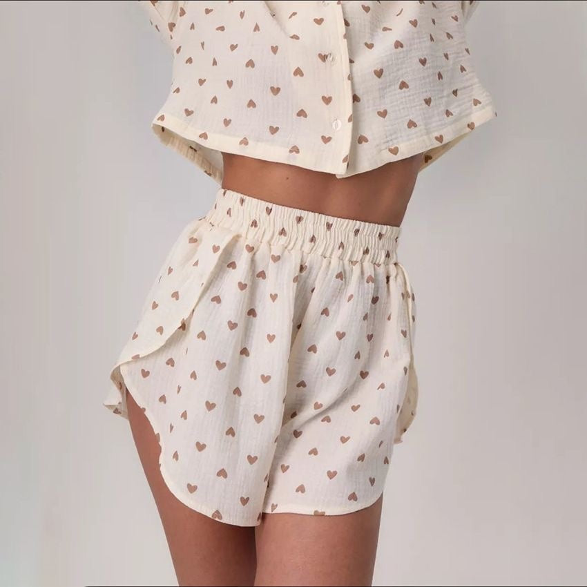 Women’s Leopard Print Pajama Set