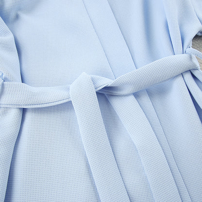 Light Blue Ruffle Trim 2-Piece Lounge Set