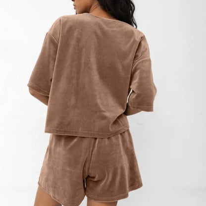Luxe Oversized Shorts & Tee Set