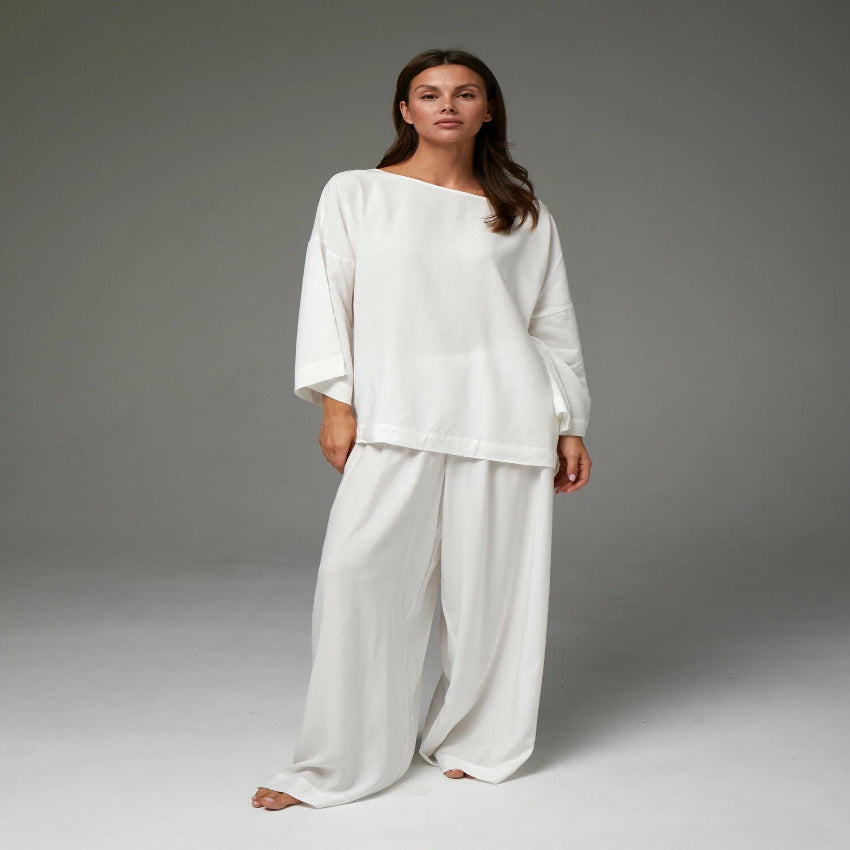 Beige Luxe Oversized Lounge Set