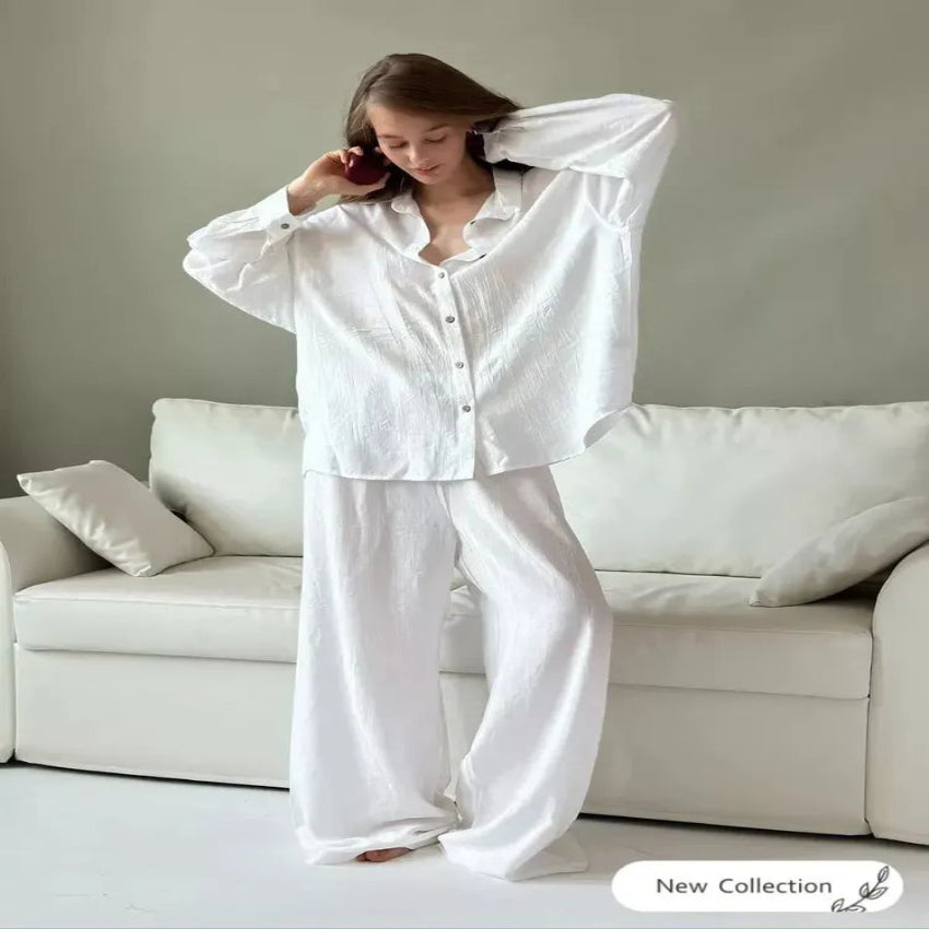 Women’s Button-Up Pajama Set