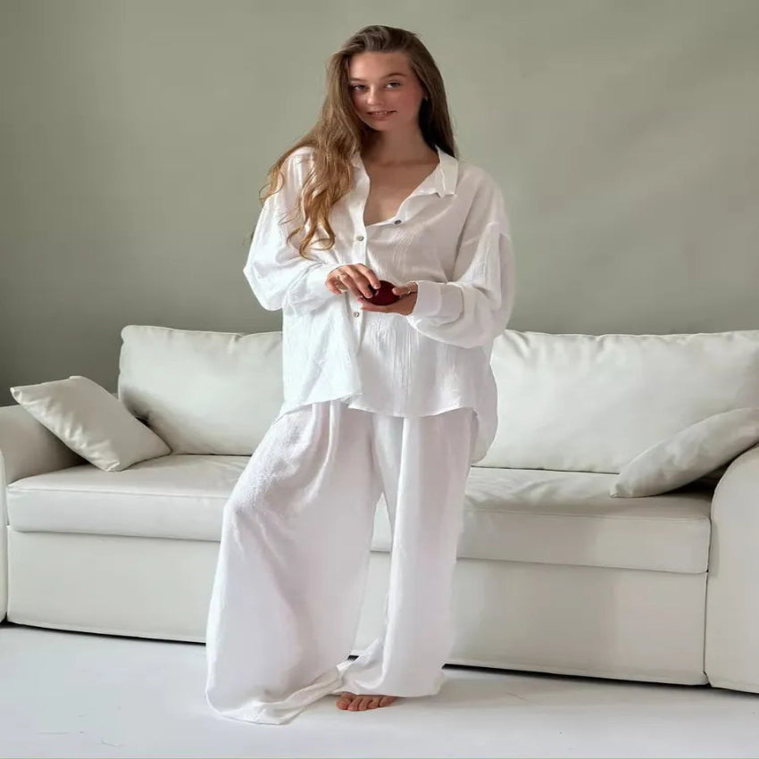 Women’s Button-Up Pajama Set