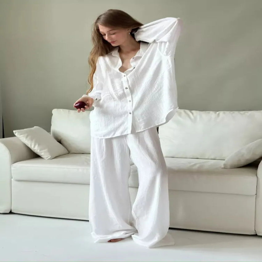 Women’s Button-Up Pajama Set